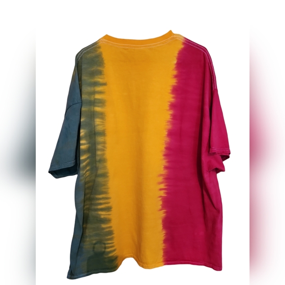 Tie Dye Weed California Unisex Short Sleeve T-shirt Oversized Size 3XL Gildan - Picture 6 of 6